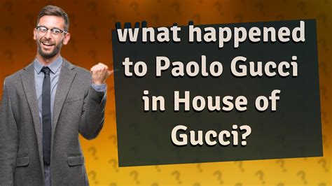 gucci pablo|what happened to paolo gucci.